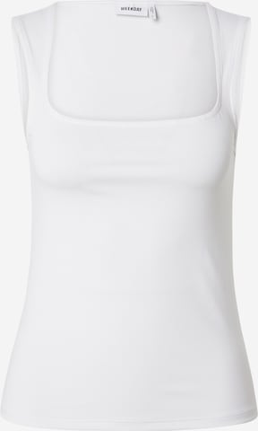 WEEKDAY - Top 'Antonia' em branco: frente