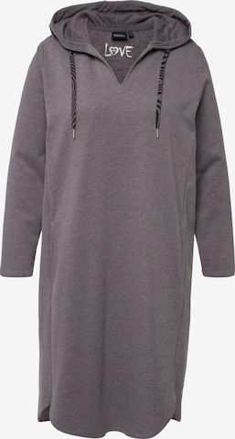 Robe Ulla Popken en gris : devant