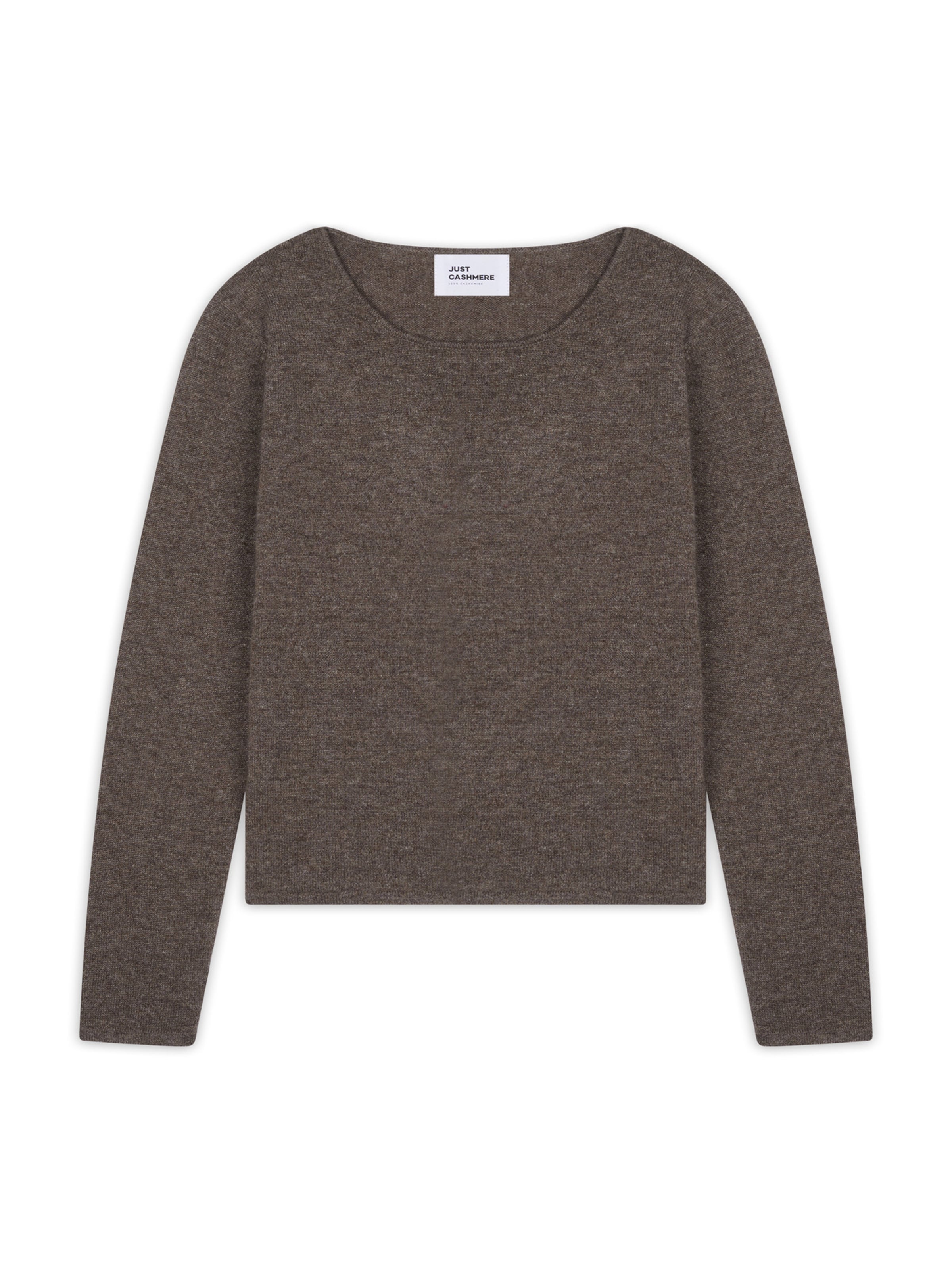 JUST CASHMERE Kampsun 'Vivian', värv pruun: eest vaates