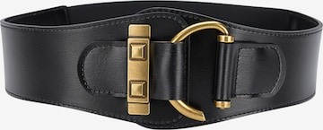 Magicshe Belt 'Breiter Taillengürtel Leder Elastisch' in Black: front