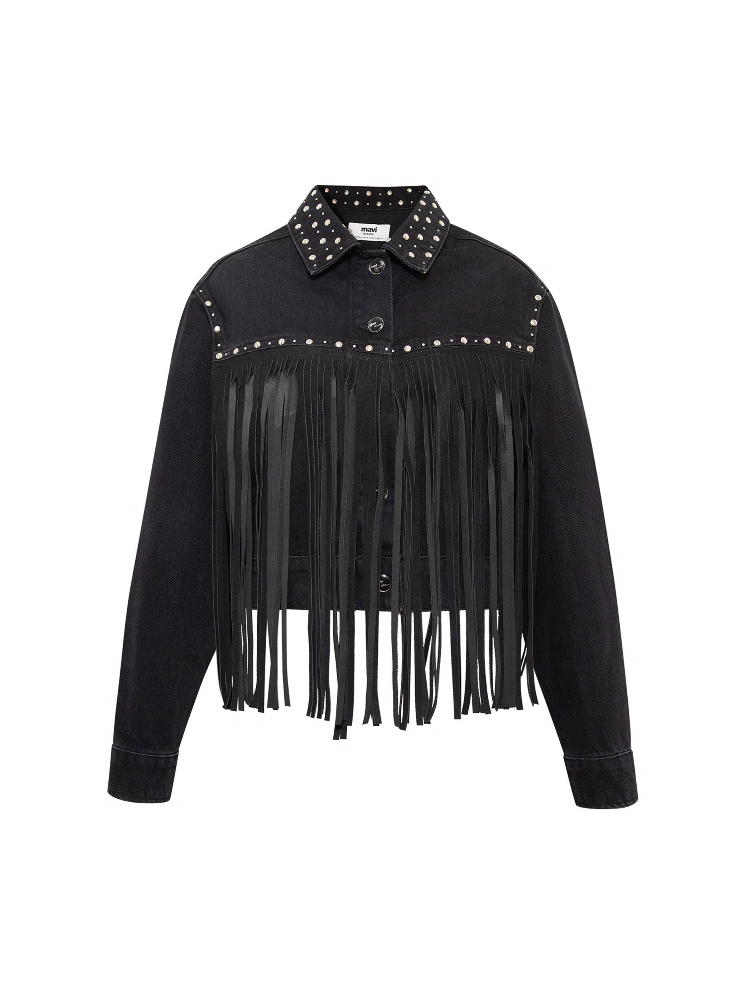 Mavi Between-Season Jacket 'Jenna ' in Black: front