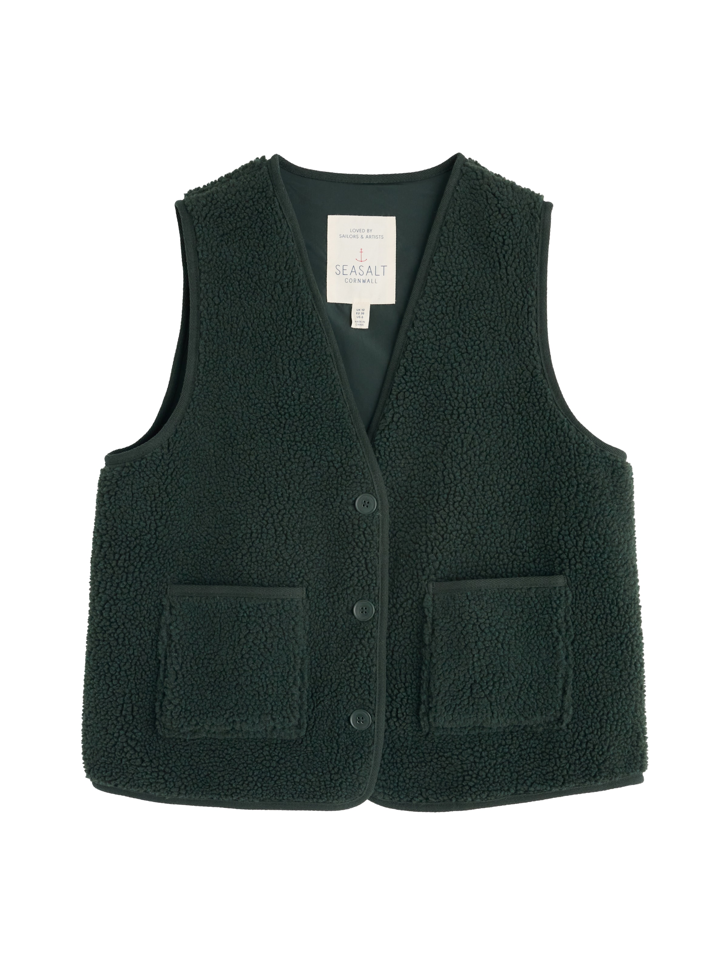 Seasalt Cornwall Vesta – zelená: přední strana