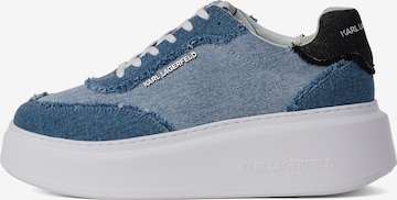 Sneaker low 'Anakapri' de la KARL LAGERFELD JEANS pe albastru: față