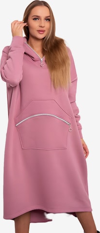 Lumera Kleid in Pink: Vorderseite