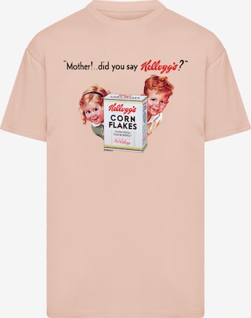 F4NT4STIC Shirt 'Kellogg's Corn Flakes Vintage Kids Advert' in Beige: front