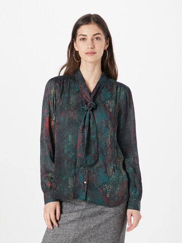 SCOTCH & SODA Blouse in Groen: voorkant