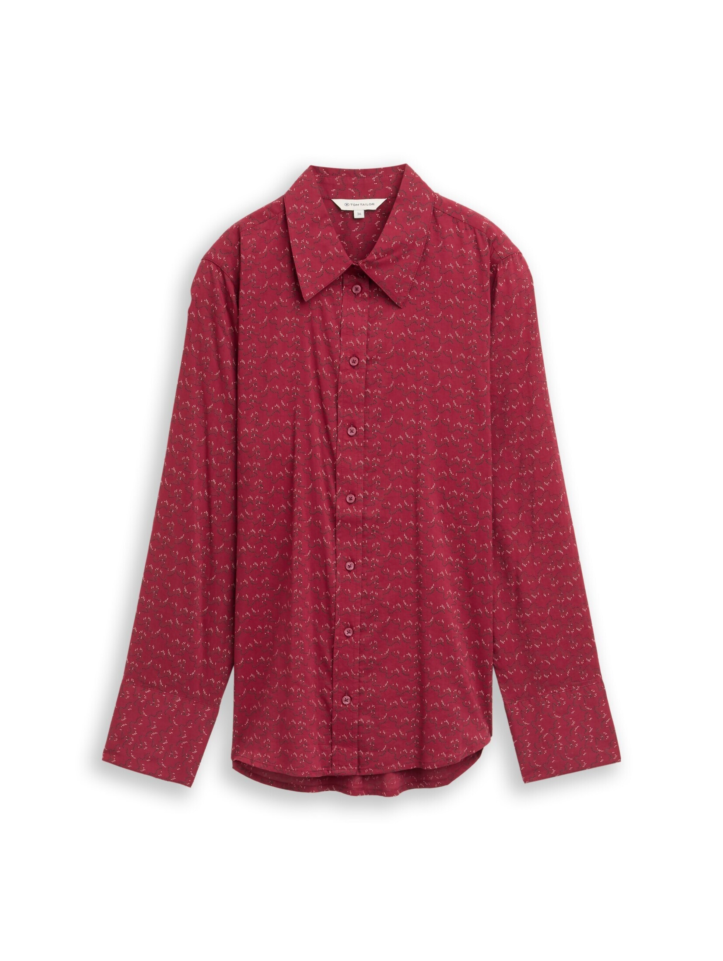 TOM TAILOR Blouse in Rood: voorkant