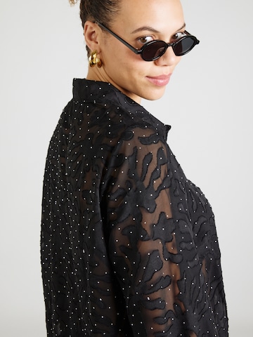 ONLY Carmakoma Bluse 'CARDIAMO' in Schwarz