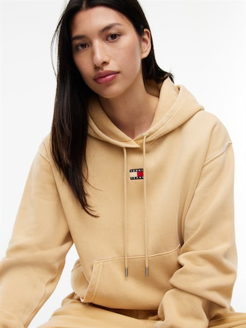 Sweat-shirt Tommy Jeans en beige