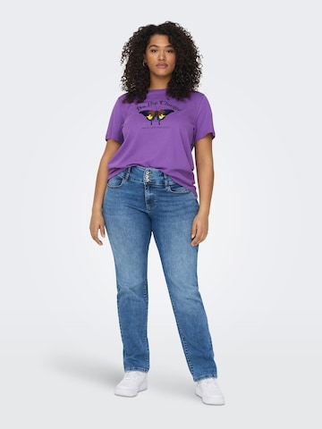 T-shirt 'Kiti' ONLY Carmakoma en violet