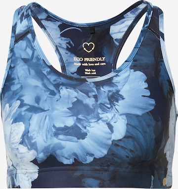 Athlecia Bustier Sport-BH 'FRANCE' in Blau: predná strana