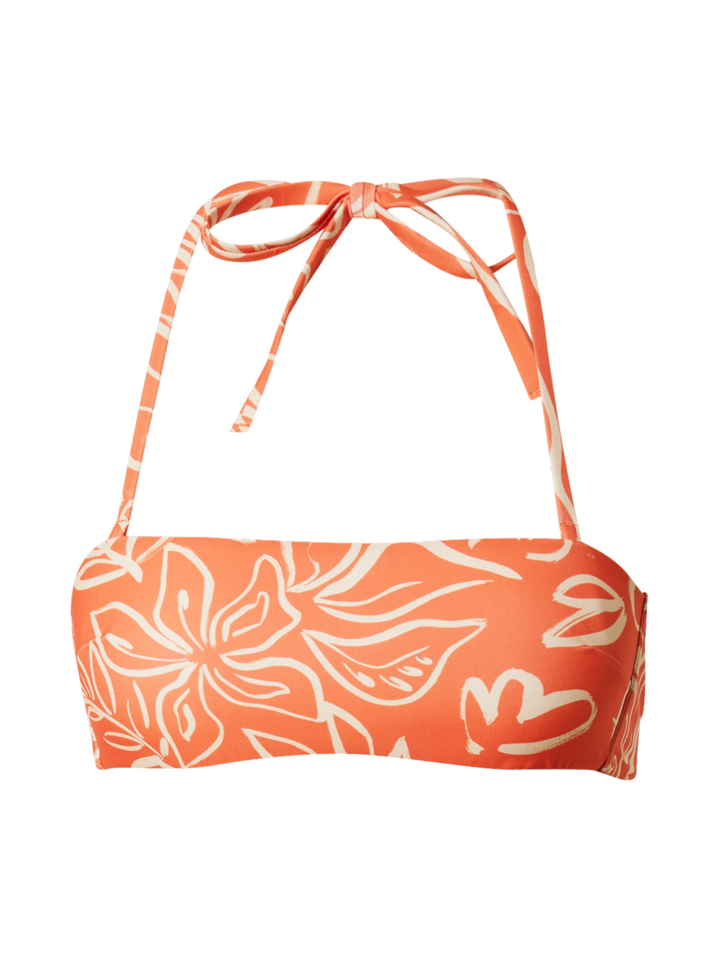 ETAM Μπουστάκι Τοπ μπικίνι 'TAILA' σε πορτοκαλί: μπροστά