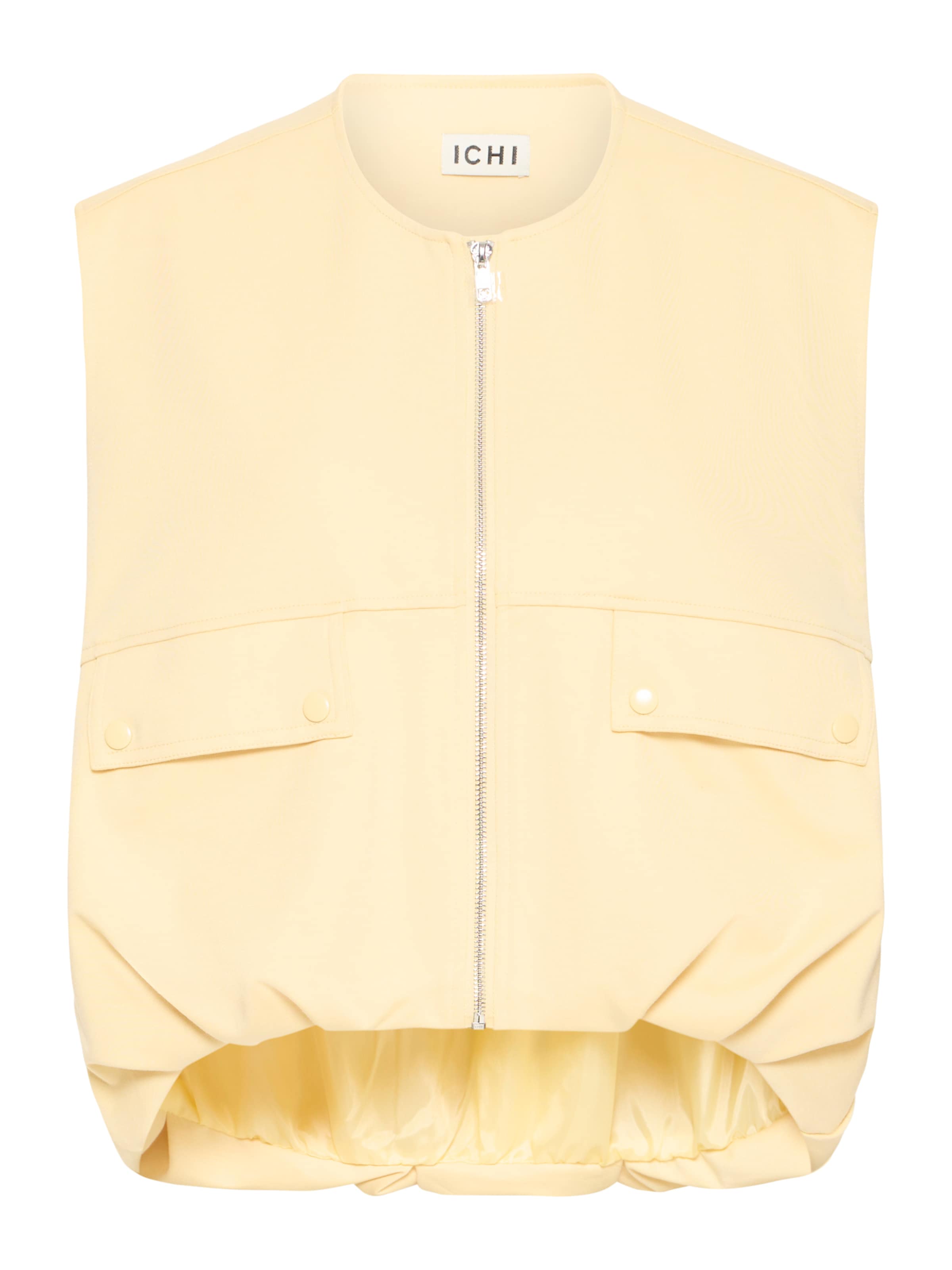 ICHI Vest &#x27;IXKATE&#x27; in Yellow: front