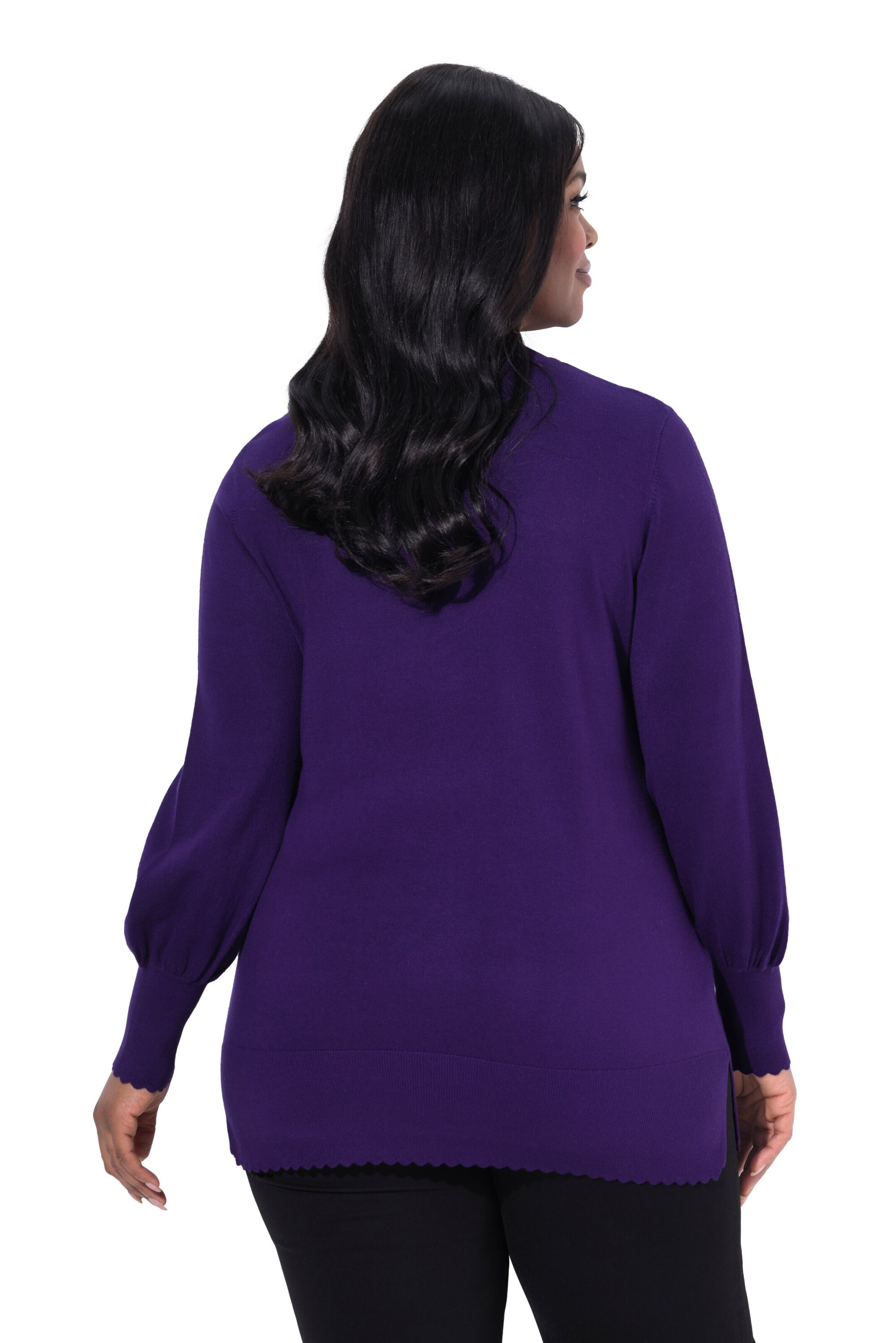 Ulla Popken Sweater in Purple