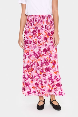 SAINT TROPEZ - Falda en rosa: frente