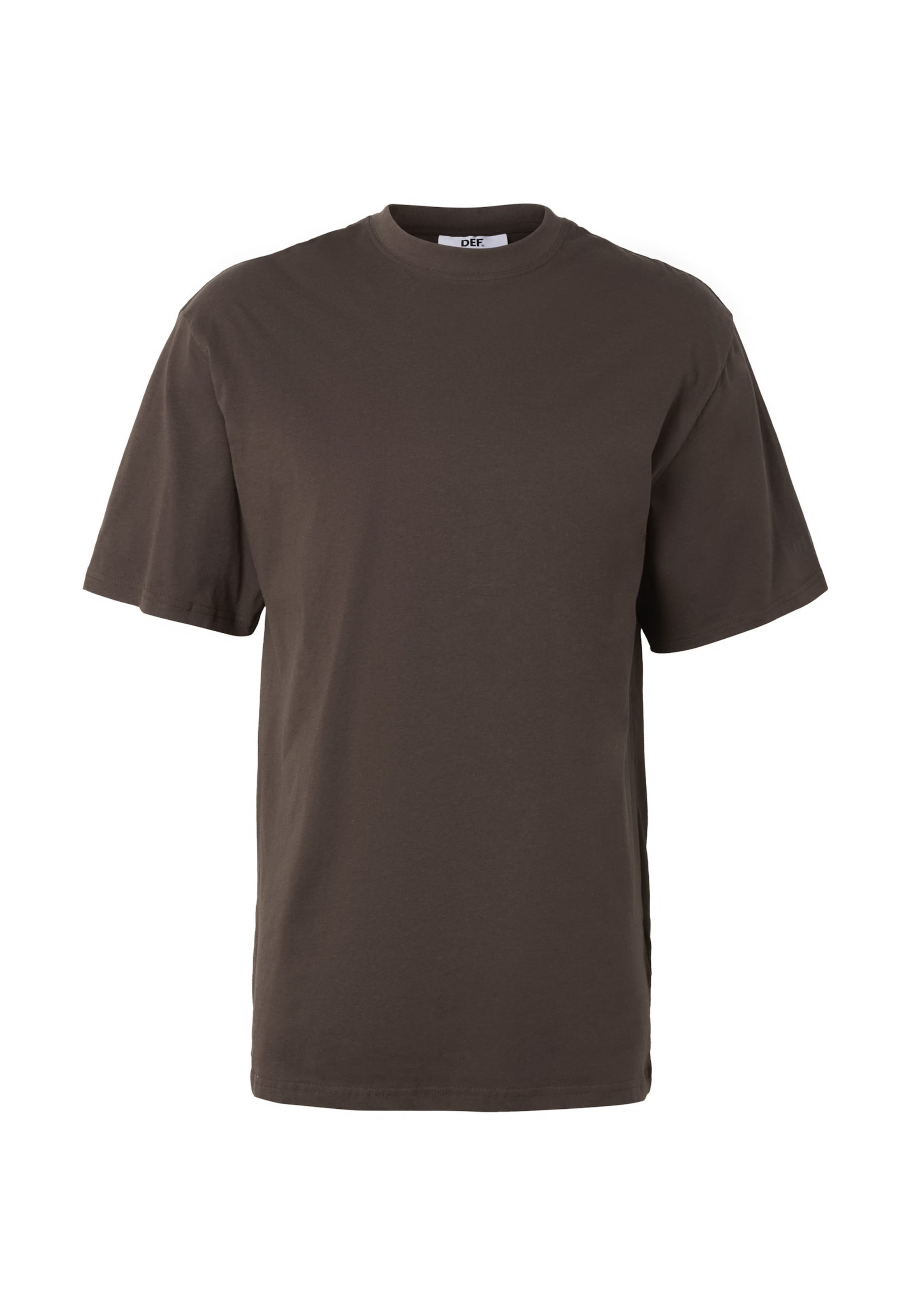 DEF - Camisa em castanho: frente