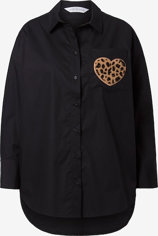 Studio Untold Blouse in Zwart: voorkant