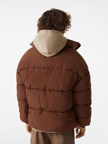 Bershka Between-season jacket in Brown