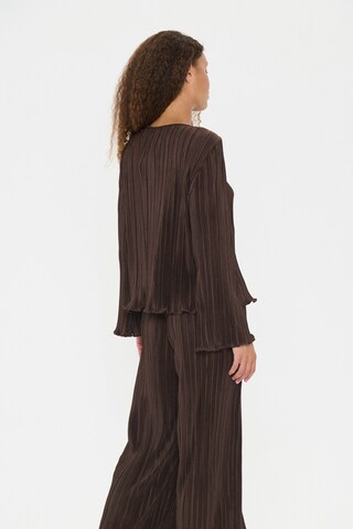 SAINT TROPEZ Bluse 'Zuni' in Braun