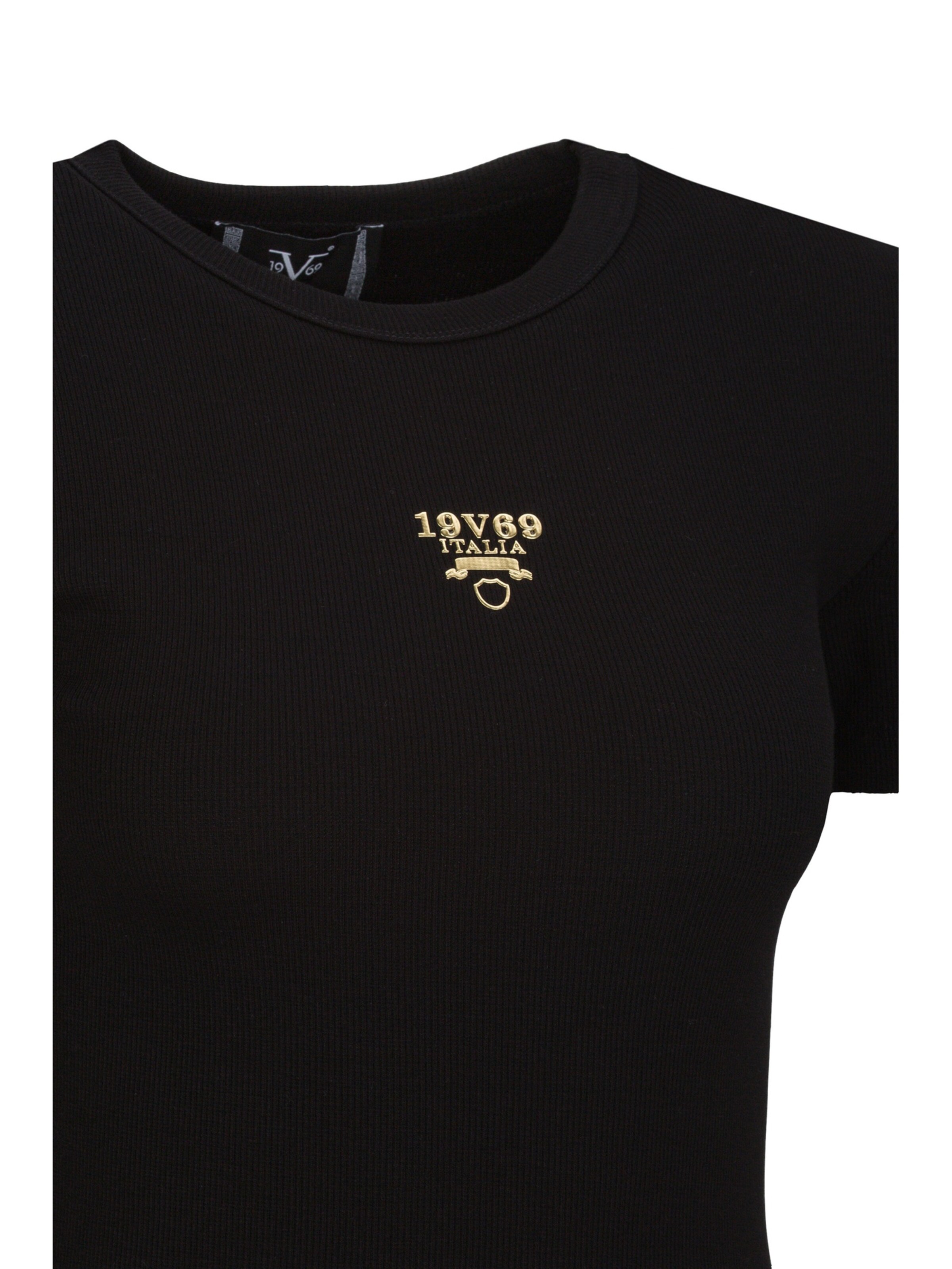 19V69 ITALIA Shirt 'Leta' in Black