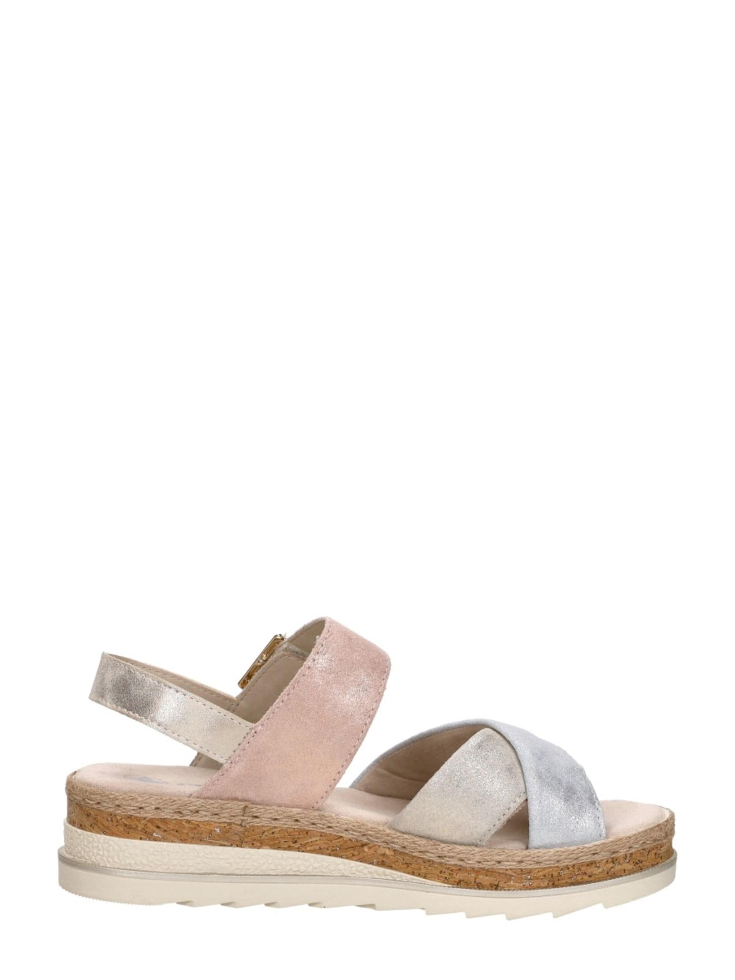 Sandales 'Sandalen Plat' Rieker en blanc