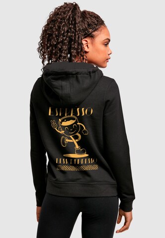 Merchcode Sweatshirt 'Espresso' in Schwarz