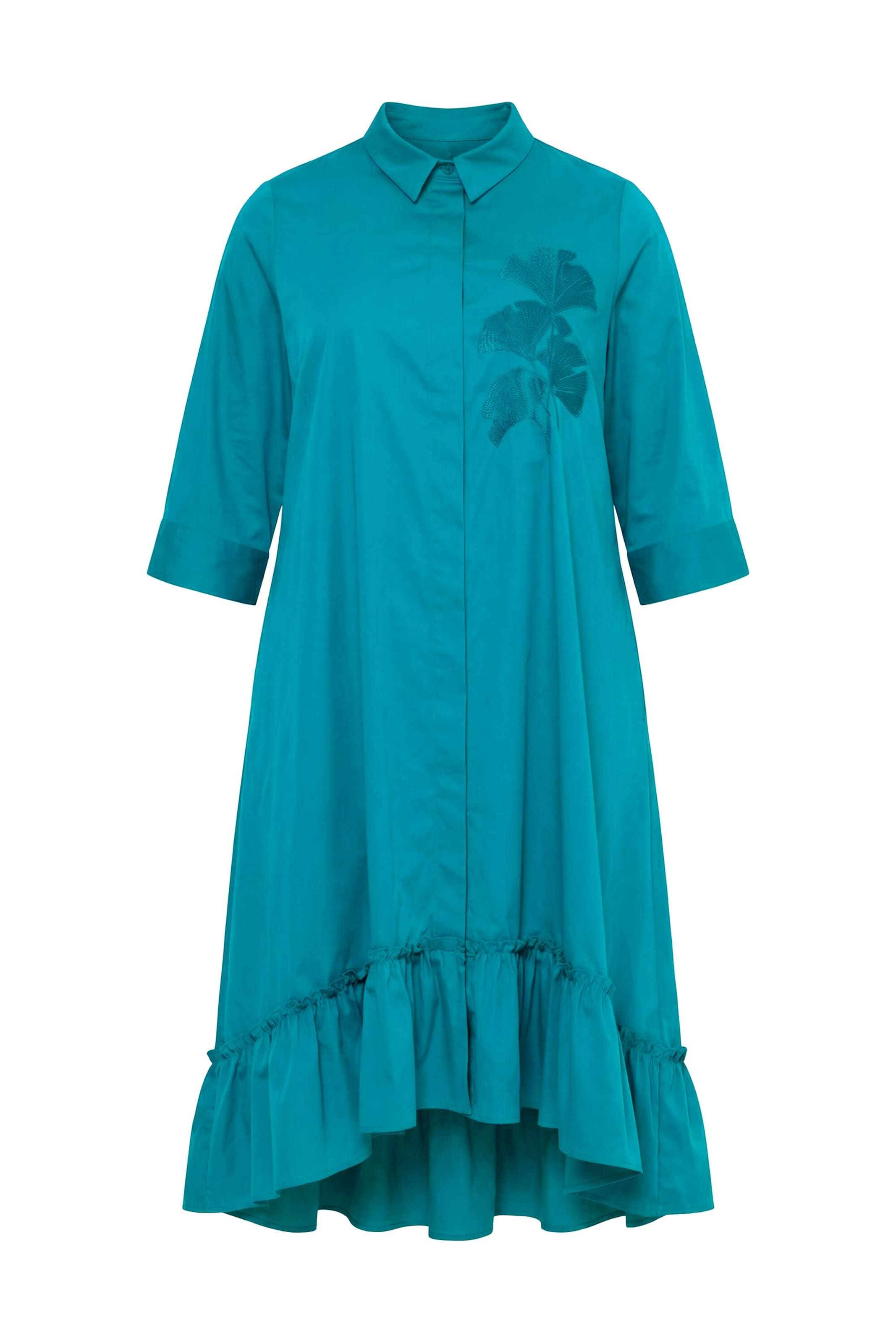 Ulla Popken Shirt dress in Blue: front