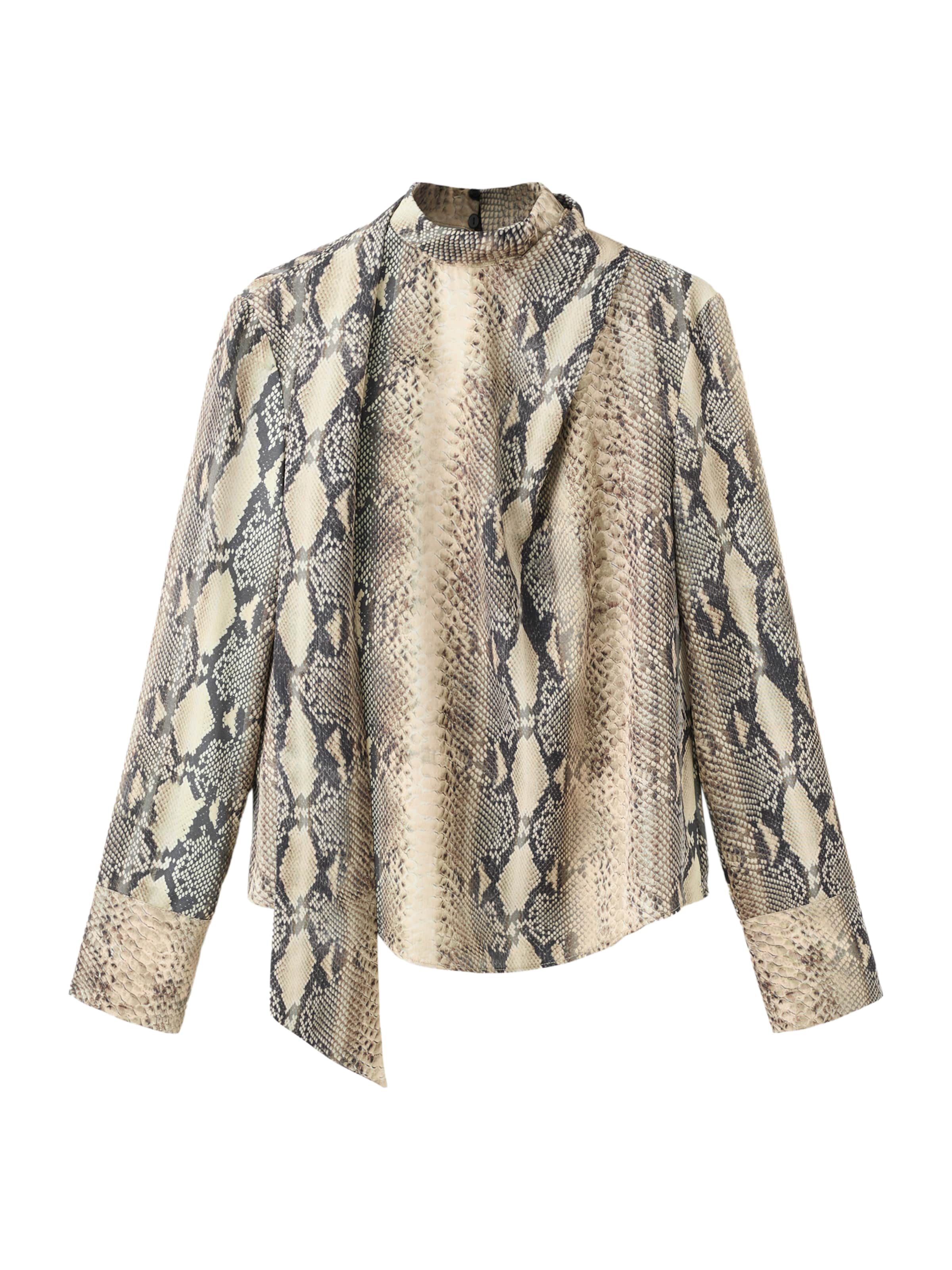 MANGO Blouse 'MILA' in Brown: front