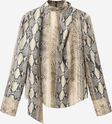 MANGO Blouse 'MILA' in Brown: front