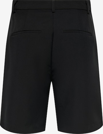 ONLY Normální Kalhoty se sklady v pase 'Berry' – černá