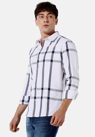 Campus Sutra Regular fit Button Up Shirt 'Calvin' in White