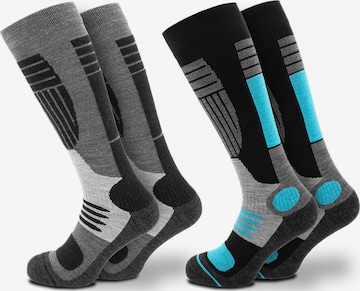 Occulto Athletic Socks 'Maria' in Blue: front