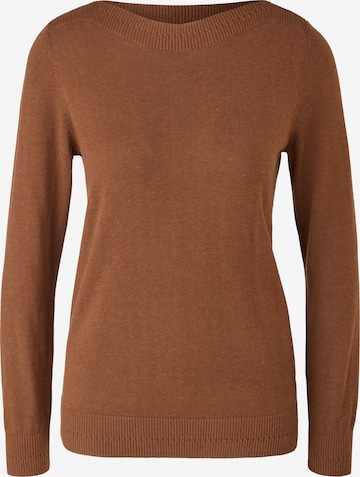 s.Oliver Sweater in Brown: front