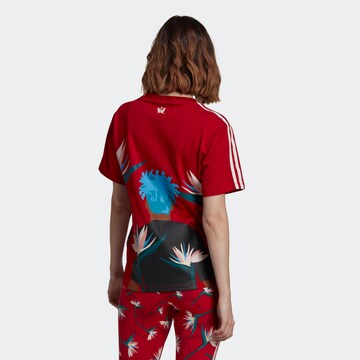 ADIDAS ORIGINALS Shirt 'Thebe Magugu' in Rood: voorkant