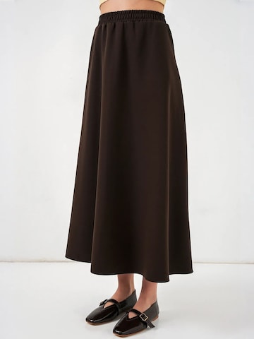 Bigdart Skirt in Brown