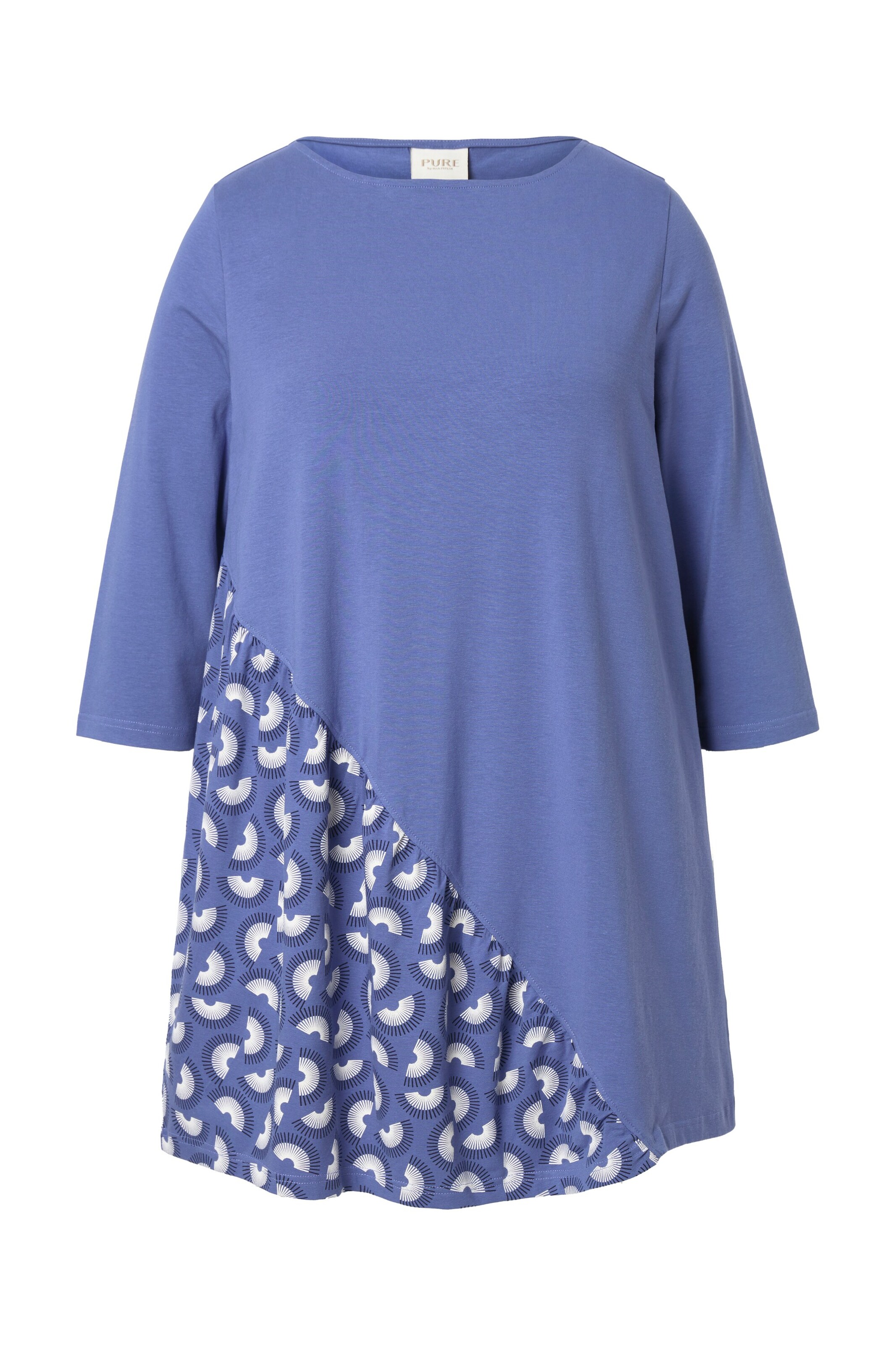 Ulla Popken Shirt in Blau: Vorderseite