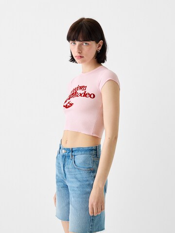 Maglietta di Bershka in rosa