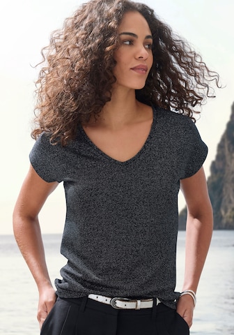 LASCANA Shirt in Black: front