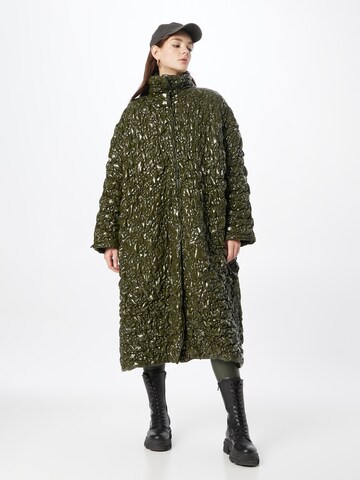 Manteau mi-saison 'Brilliant' MADS NORGAARD COPENHAGEN en vert : devant