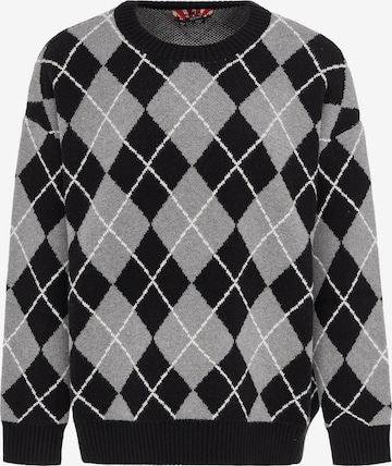 myMo ROCKS - Pullover em preto: frente