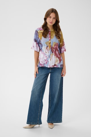 CULTURE Blouse 'CUMagna Greece' in Blauw