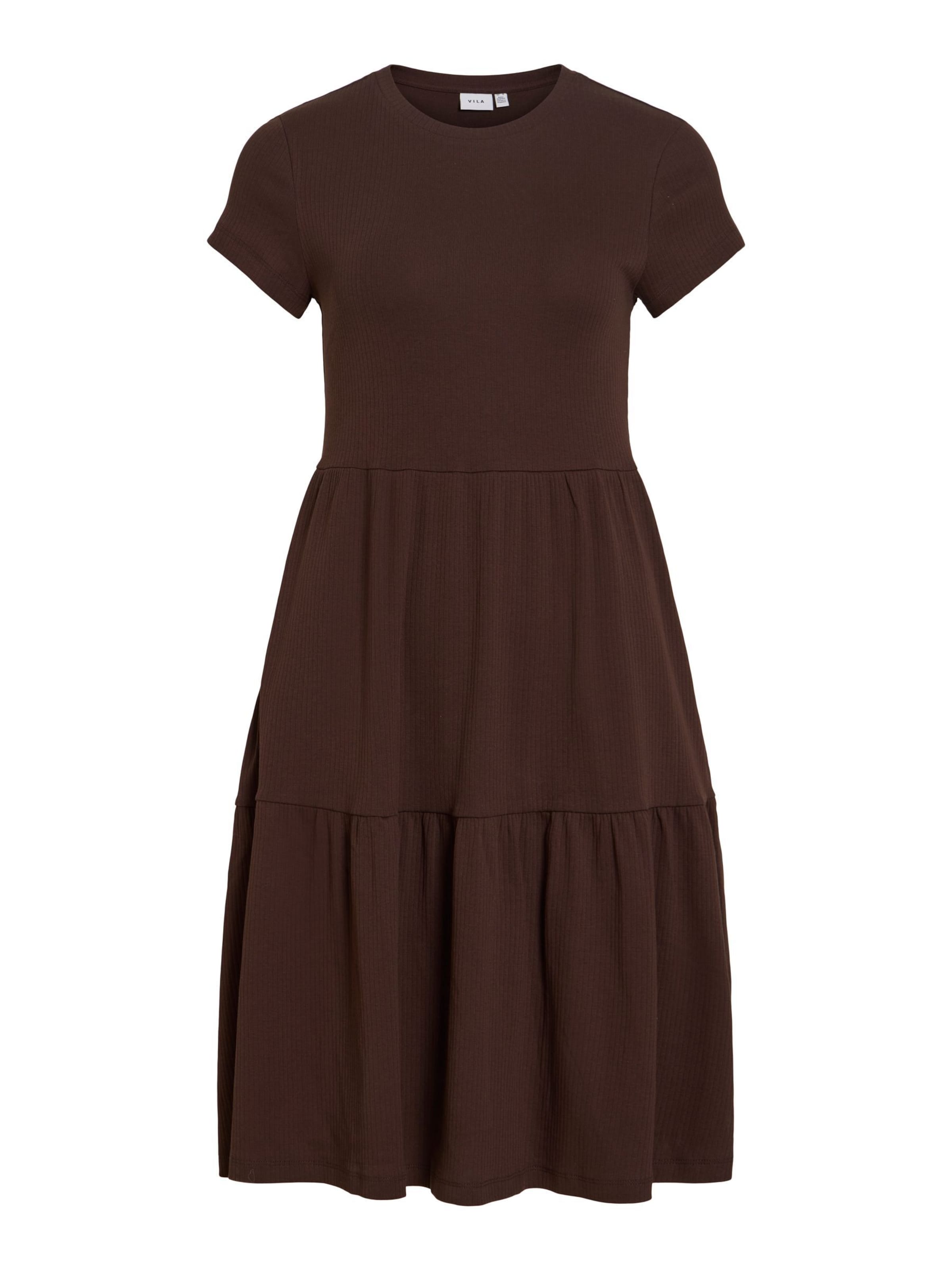 Robe 'VIHollie' VILA en marron : devant
