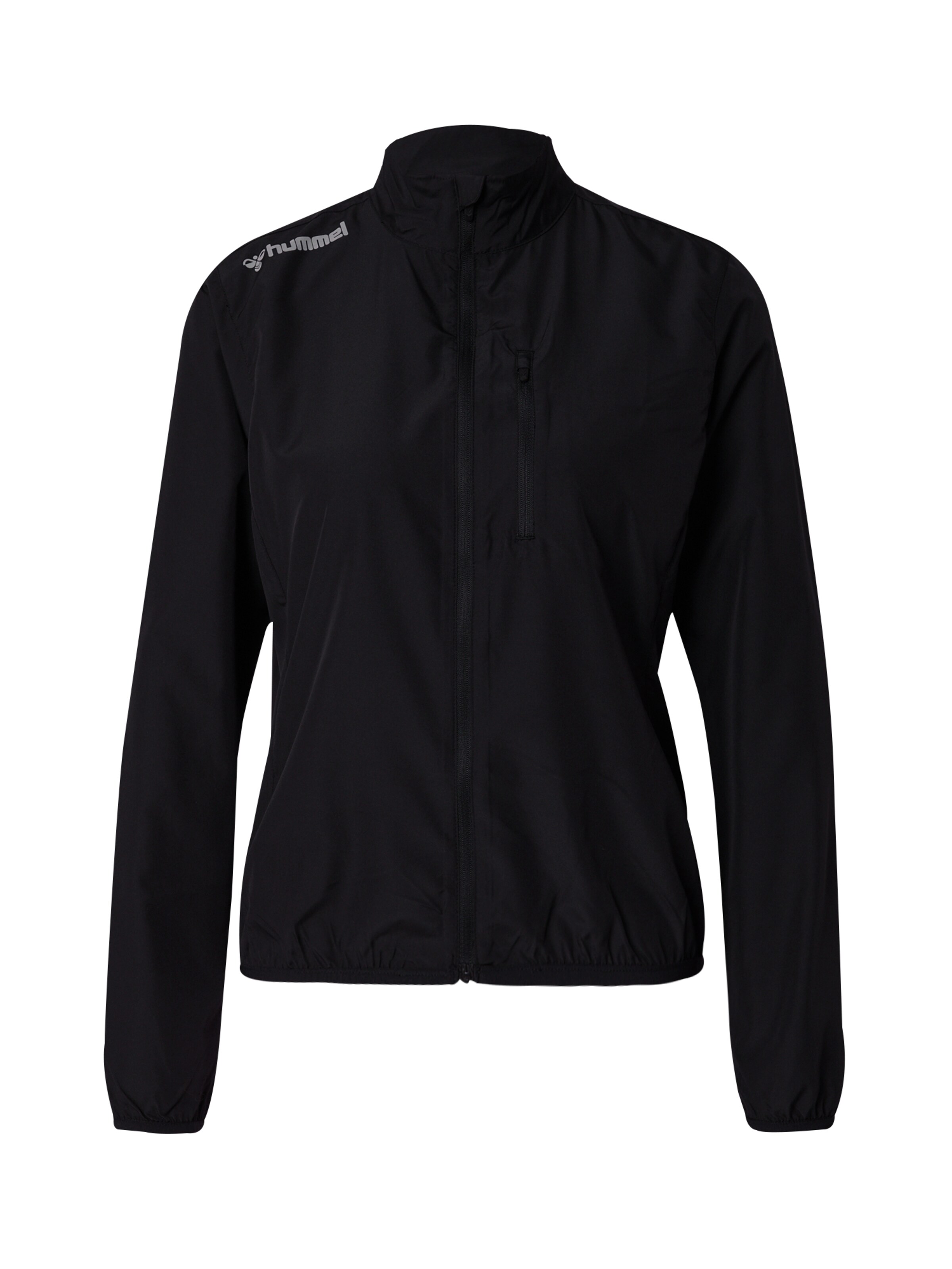 Hummel Αθλητικό μπουφάν 'RUN' σε μαύρο: μπροστά