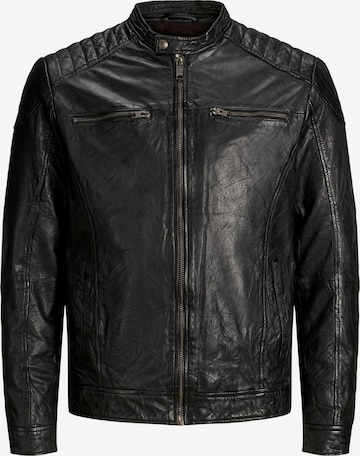 Veste mi-saison 'Essentials Liam' JACK & JONES en noir : devant