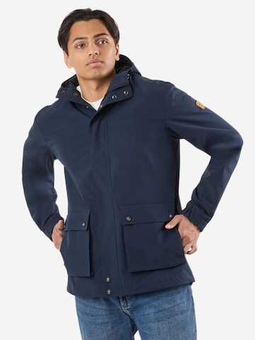 Veste outdoor 'Sarek' SWEDEMOUNT en bleu : devant