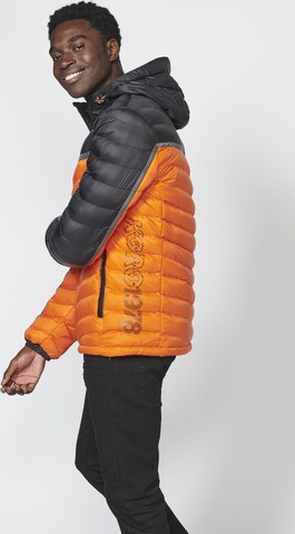 KOROSHI Winterjacke in Schwarz