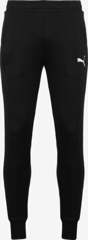 PUMA Workout Pants 'TeamGoal 23' in Black: front