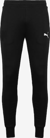 PUMA Workout Pants 'TeamGoal 23' in Black: front