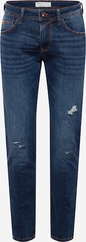 Slimfit Jeans 'Piers' de la TOM TAILOR DENIM pe albastru: față