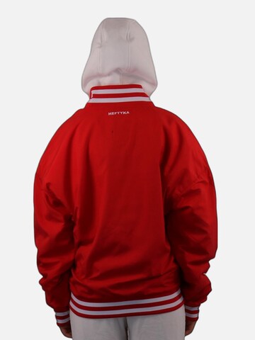 HEFTYKA Übergangsjacke 'COLLEGE JACKET'‌‌‌ in Rot